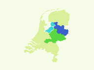 Topografie: Nederland - Streken - Oost-Nederland