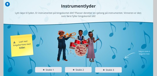 Bingo: Instrumentlyder