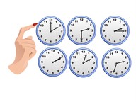 Writing time: Analog clock