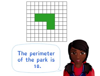 Determining perimeter using squares
