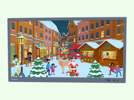 Praatplaat: Op de kerstmarkt