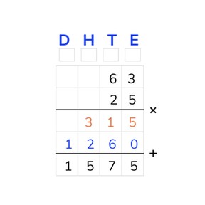 Cijferend vermenigvuldigen met twee getallen t/m 100