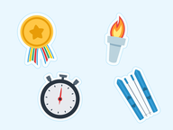 Thema-afbeeldingen: Olympische Winterspelen