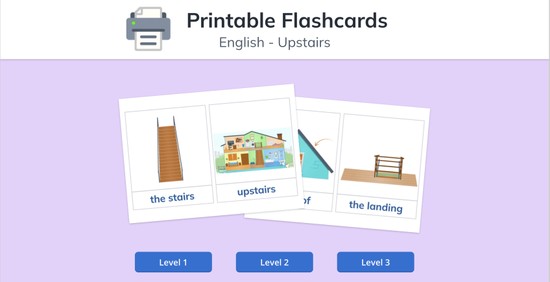 Ordförråd Flash Cards