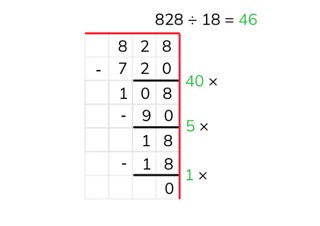 Partial quotients division with a number to 1,000