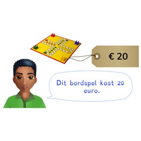 Noteren van bedragen met hele euro's of centen