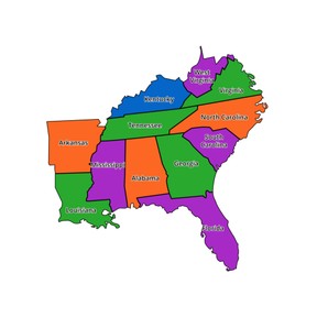 Regions of the United States: The Southeast