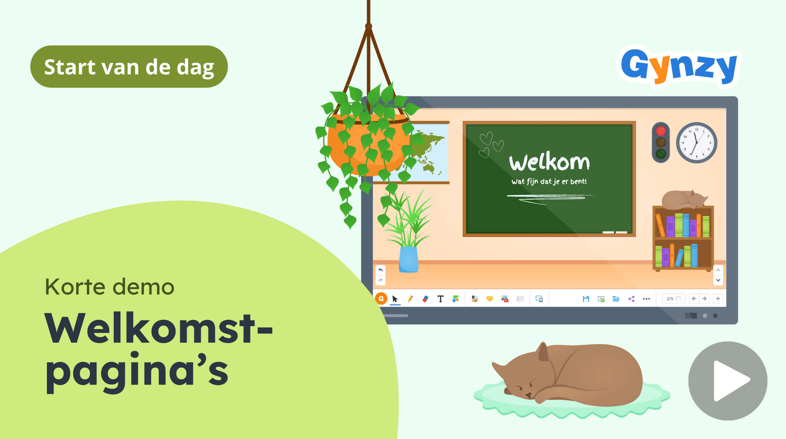 welkomstpagina's