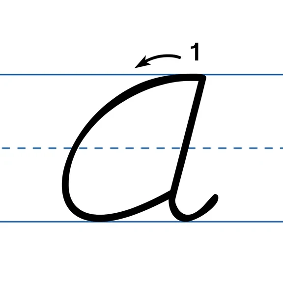 Handwriting Letters - D'Nealian Cursive