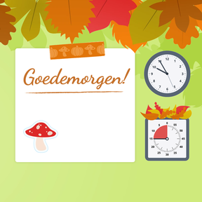 Dagschema: Thema Herfst