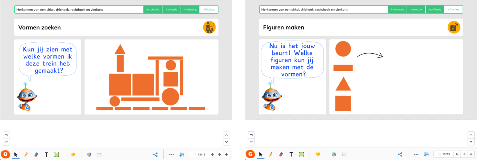 Afsluiting instructieles kleuters