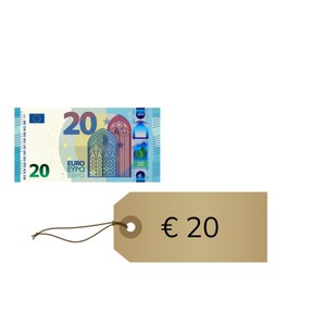 Gepast betalen van hele bedragen t/m 20 euro