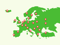 Topografie: Europa - Werelddeel - Hoofdsteden