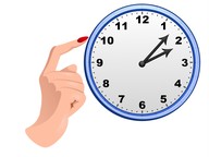 Tijd aangeven op analoge klok met minuten