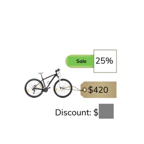 Seeing how discounts affect price