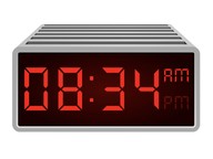 Writing time: Digital clock with minutes