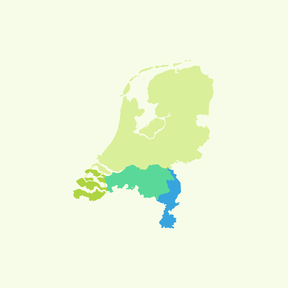 Topografie: Nederland - Streken - Zuid-Nederland