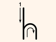 Letter H Tracing