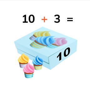 Addition to 20 with tens and ones