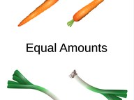 Recognizing equal quantities to 5