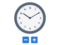 Adjustable Analog Clock