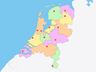 Topografie Nederland
