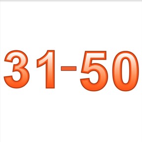 Know numbers to 50