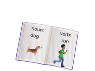Function of nouns and verbs in sentences