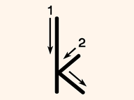 Letter K Tracing