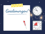 Dagschema: Thema Nieuwjaar