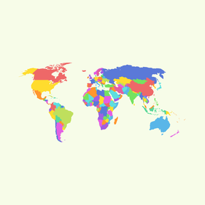 Topografie: Wereld - Aarde - Landen