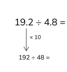 Dividing two decimal numbers