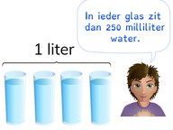 Rekenen met verhoudingen, breuken en percentages via omrekenen met inhoud