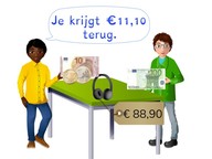 Teruggeven met kommabedragen t/m 100 euro