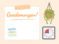 Dagschema: Knus