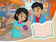 Leestekst Koningsdag - (Rekenverhaal) Waar is Noor haar geld gebleven? 