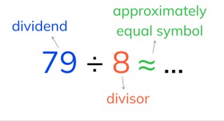 Estimated division with numbers to 100