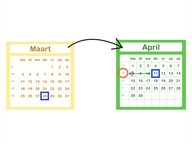 Aflezen van en rekenen met weeknummers in de kalender