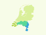 Topografie: Nederland - Streken - Zuid-Nederland