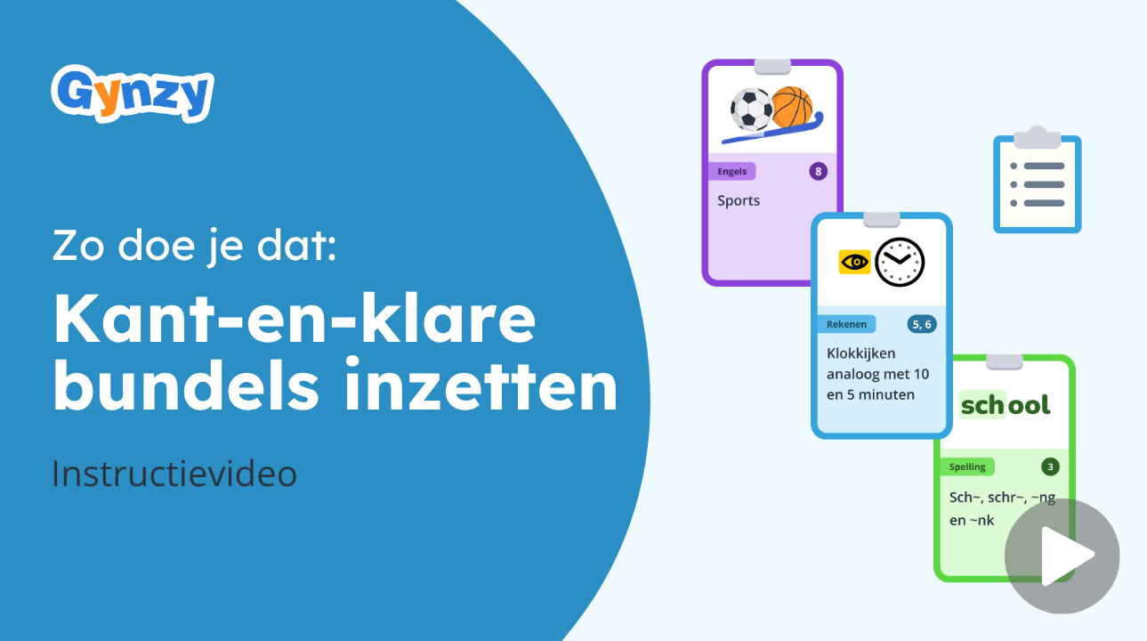 kant-en-klare bundels inzetten