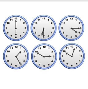 Telling time: Analog clock