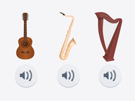 Geluiden: Muziekinstrumenten