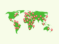 Topografie: Wereld - Aarde - Hoofdsteden