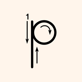 Letter P Tracing