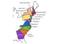 Geography of the Thirteen Colonies