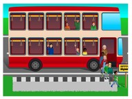 On the bus: Subtraction to 20 crossing ten