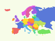 Topografie: Europa - Werelddeel - Landen