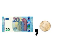 Tellen van kommabedragen t/m 20 euro