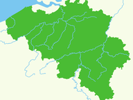 Topografie: België - Land - Wateren