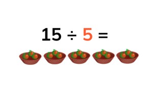 Solving the division table of 5